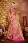 Aashika Vol 1 By Saroj 1001 To 1006 Soft Tissue Organza Silk Saree Wholesales In Delhi
